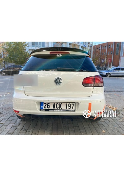 Volkswagen Golf 2009-2012 Parlak Siyah Difüzör Plastik Boyalı