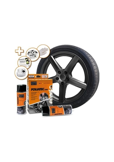 Foliatec Jant Metal Sprey Folyo Yüzey Kaplama Seti 2x400ml. Antrasit Metal Mat