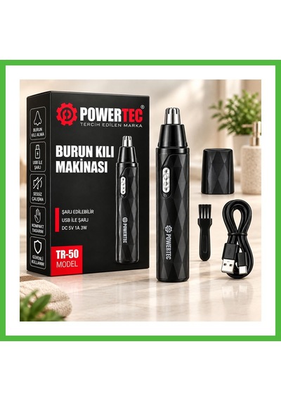 Vaveni Şarjlı Burun Kıl Alma Makinesi Kalem Model Arz