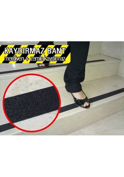 Havuz Kenarı Fayans Mermer Kaydırmaz Kayma Önleyici Bant