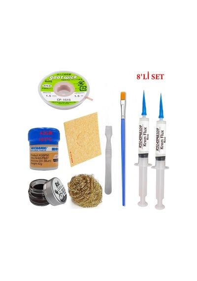 Mechanc Krem Lehim 183 C 42gr Havya Uc Temizleyici Flux Lehim Toplama Cp-1515 Lehim Emme Teli Spatula S1tk05