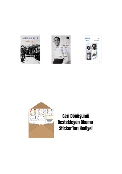 Arıburnu 1915 + Bir Roman Kahramanı Orhan Veli Ciltli + Şiir Hikâyeleri + Okuma Sticker'ları