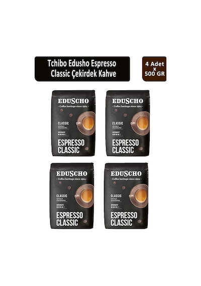 Tchibo Eduscho Caffe Espresso Classic 4 x 500 G