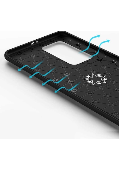 Huawei P40 Pro Kılıf Zore Ravel Silikon Kapak Kırmızı