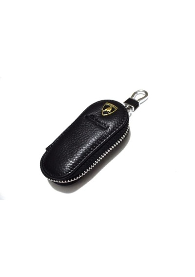 Lamborghini Fermuarlı Deri Desenli Anahtarlık Kumanda Kabı Ithal Şık Car Keychain
