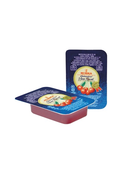 Koska Vişne Reçeli 20g X 100 Adet Piknik Boy Pratik Kahvaltılık Tarı