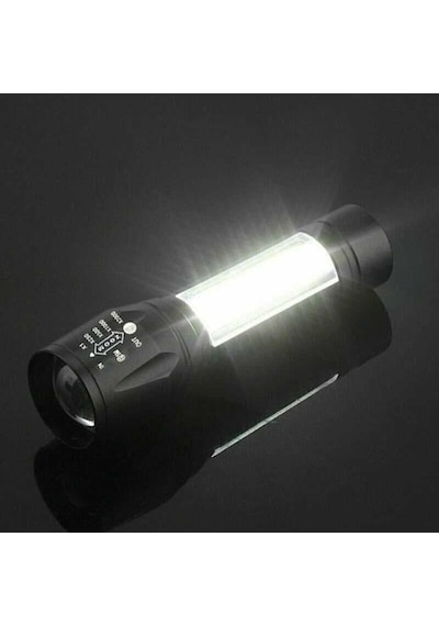Cata Ct-8024 6400k Beyaz Şarjlı Led El Feneri Çok Renkli