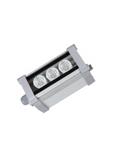 10 Cm Wallwasher Led Bina Dış Duvar Aydınlatma Boyama Amber Işık Gri
