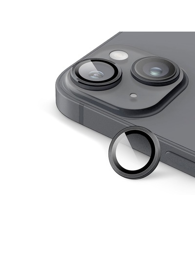 Apple Uyumlu iPhone 14 / 14 Plus İçin Ipg Kamera Lens Koruyucu - Uzay Grisi