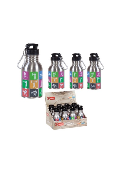 Mikro Matara Çelik 400 Ml Mt-2839 Çok Renkli