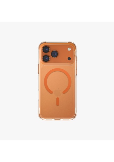 Apple Uyumlu iPhone 17 Pro Kılıf Lifepro Xtreme Airlite Köşe Teknolojisi Magsafe Kapak Turuncu