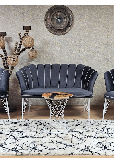 Zafir Beyaz Boyalı Tel Ayak Papatya Çay Seti Koltuk Takımı , Balkon, Salon, Ofis, Cafe Koltuk Takımı Füme Zafir Beyaz Boyalı Tel Ayak Papatya Çay Seti Koltuk Takımı , Balkon, Salon, Ofis, Cafe Koltuk Takımı Füme