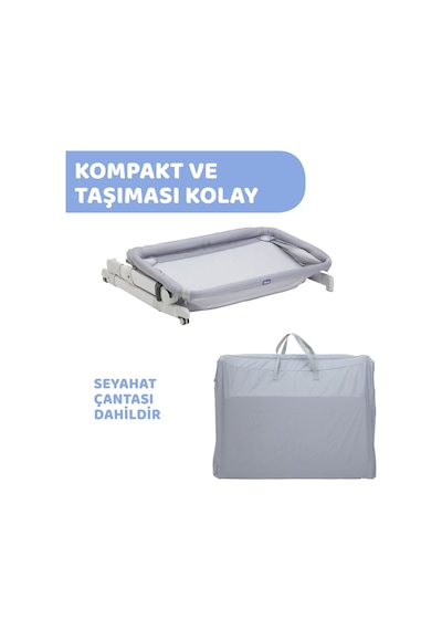 Chicco Next2me Pop Up Anne Yanı Beşik 07079299720000 Gri