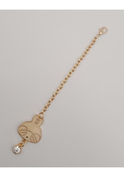 Angel Çanta Aksesuar Light Gold Kitty Sarkaç Süs Bej Renk