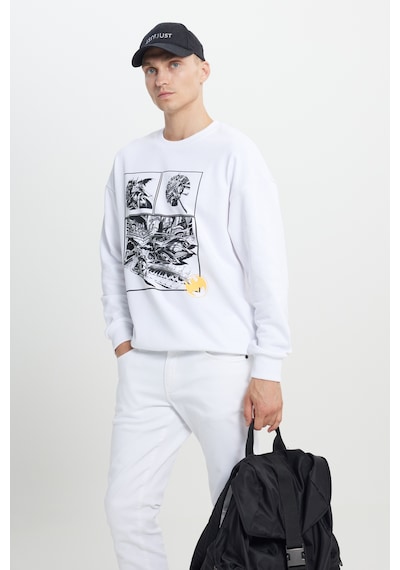 AC&Co / Altınyıldız Classics Erkek Beyaz Batman Lisanslı 3 İplik Loose Fit Bol Kesim Pamuklu Bisiklet Yaka Sweatshirt Beyaz AC&Co / Altınyıldız Classics Erkek Beyaz Batman Lisanslı 3 İplik Loose Fit Bol Kesim Pamuklu Bisiklet Yaka Sweatshirt Beyaz