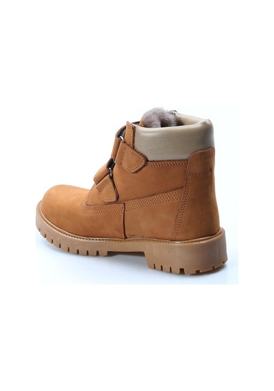 Fast Step Hakiki Deri Kürklü Unisex Çocuk Worker Bot 006kfa1001 001