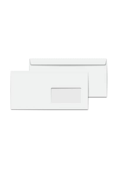 Silikonlu Düz Diplomat Zarf 1000 Adet 10.5 x 24 CM 110 G