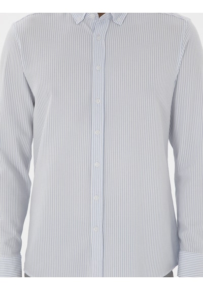 Pierre Cardin Erkek Açık Mavi Gömlek Desenli 50301583-vr003 Açik Mavi