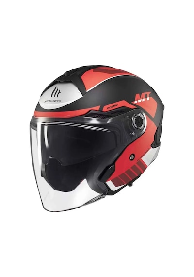 Mt Cosmo Sv Cruıser B5 Mat Kırmızı Açık Kask Kırmızı