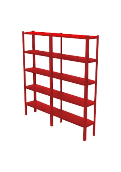 Mekoraf Mekoraf Kırmızı 31X93Cm Ve 43X93Cm Tek Ve Çift Üniteler