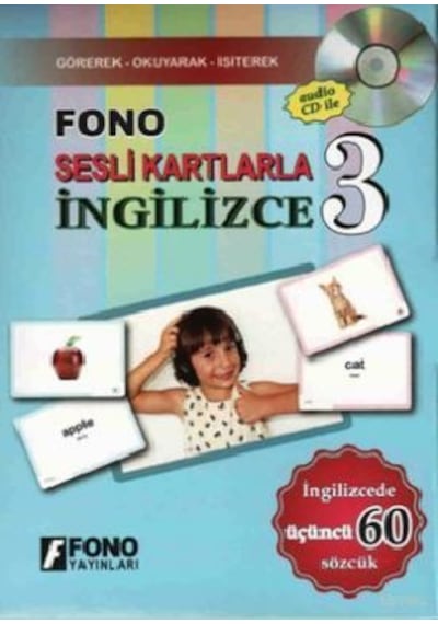Fono Sesli Kartlarla İngilizce 3 (Cd'li)- Fono Yayınları