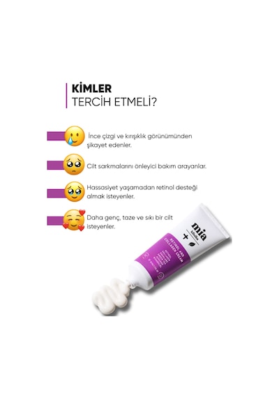 Mia Klinika Cilt Yenileyici Ve Yaşlanma Karşıtı Retinol Kolajen Krem 50 ML
