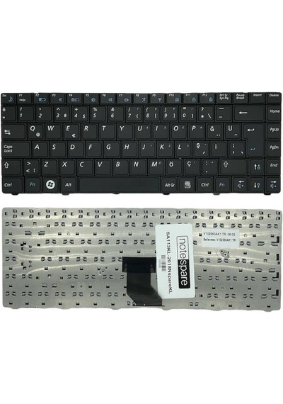 Samsung İle Uyumlu Np-r522-fa02tr, Np-r522-fs01tr, Np-r522-fs02tr Notebook Klavye Siyah Tr