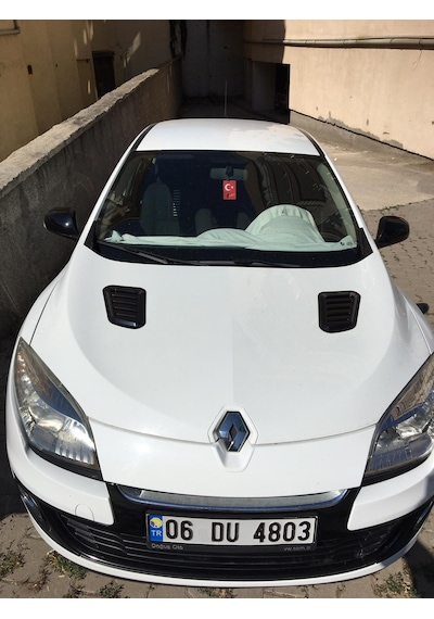 Üniversal Her Araca Uyumlu Piano Black Kaput Üstü Havalandırma Iz