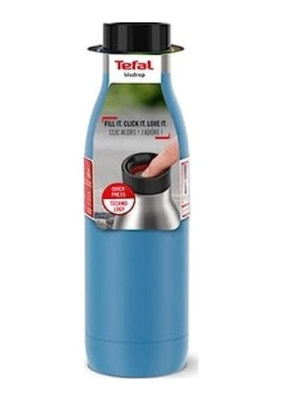Bluedrop, İçecek Şişesi, Mavi, 500 Ml Açık Beyaz