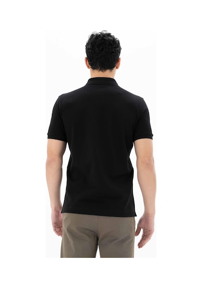 AR-MA Arma Erkek %100 Pamuk Basic Polo Yaka Regular Fit T-shirt Y25374351201 Siyah