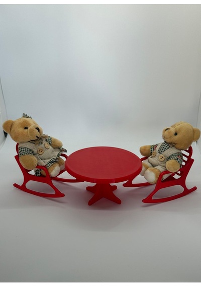 Babybear Mini Sallanan Sandalye Ayıcıklar Muhabbette