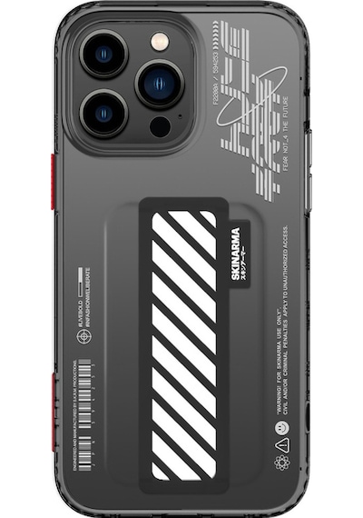 Apple Uyumlu iPhone 14 Pro Max Kılıf Skinarma Şeffaf Desenli Kaze Kapak
