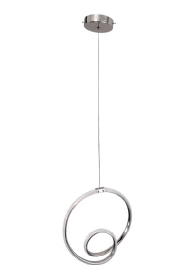 Dmr Halka Düğüm Sarkıt Led Avize Krom Kasa 30w 220 Volt Üç Renk 6500k/4000k/3000k Beyaz /ılık Beyaz Çok Renkli