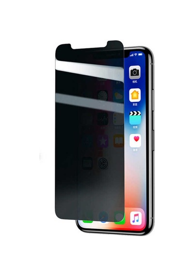 Apple Uyumlu  iPhone Xs Max 6.5 Zore Rika Premium Privacy Temperli Cam Ekran Koruyucu