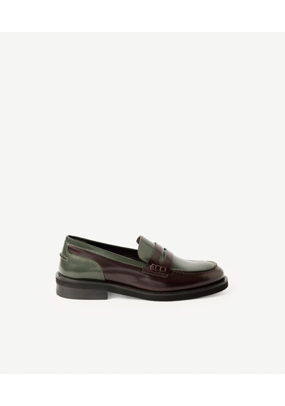 Yargıcı Renkli Açma Deri Loafer 26kkay4052x 320 Çok Renkli