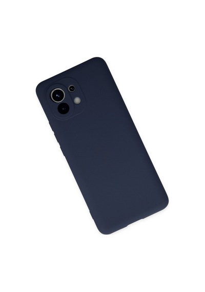 Xiaomi Mi 11 Uyumlu Kılıf Nano İçi Kadife Silikon - Lacivert