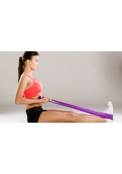 Pilates Seti - Top - Pompa - Bant Turuncu