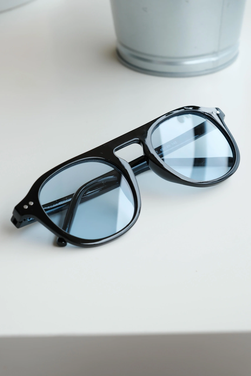 Royal Eyewear Re1107 Siyah Mavi Güneş Gözlüğü Siyah - Mavi