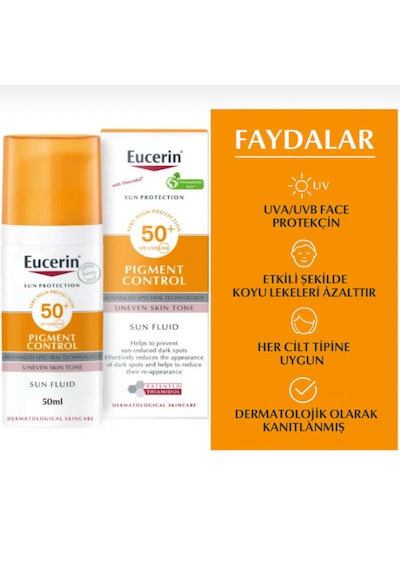 Eucerin Pigment Control Yüz Güneş Kremi SPF50+ 50 ML