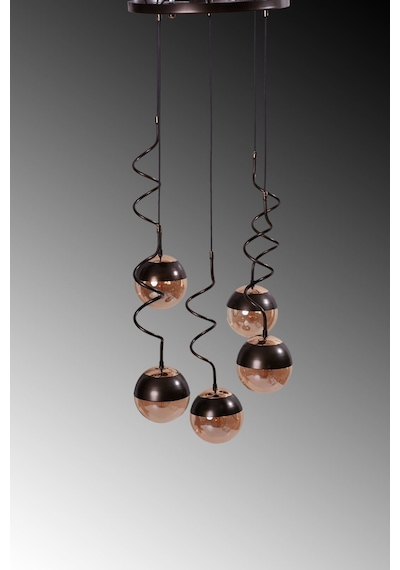 Stella 5 Li Gold-eskitme Metal Gövde Bal Camlı Tasarım Lüx S... Eskitme