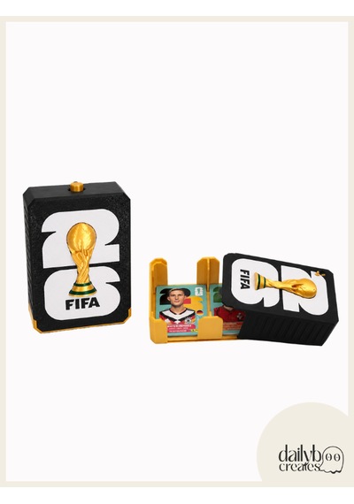 Fıfa World Cup 2026 Panini Sticker Uyumlu Futbolcu Sticker Koleksiyon Kutusu-siyah
