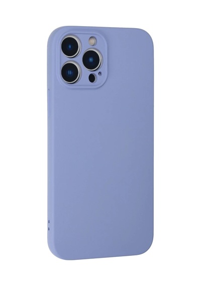 Apple İphone 13 Pro Max Kılıf Nano İçi Kadife Silikon - Lila 0.2M-Çok Renkli