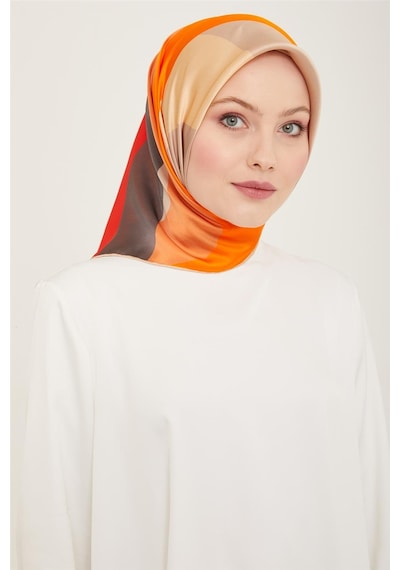 Armine Twill İpek Eşarp 24ya9148 82 - Desenli
