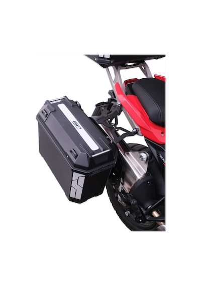 Gp Kompozit Universal 26 Lt X 2 Plastik Motosiklet Yan Çanta Seti Siyah Çok Renkli