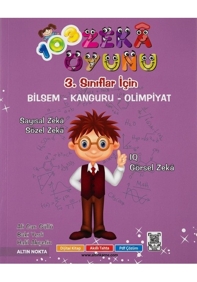 Altın Nokta Yayınları 3. Sınıf 103 Zeka Oyunu Ve Gerçek Zihinden Problemler Bilsem - Kanguru - Olimpiyat Mini Set-2 Kitap