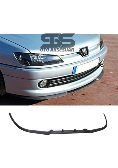 Peugeot 306 Cupra R Uyumlu Ön Lip Mat Siyah Ön Tampon Lip