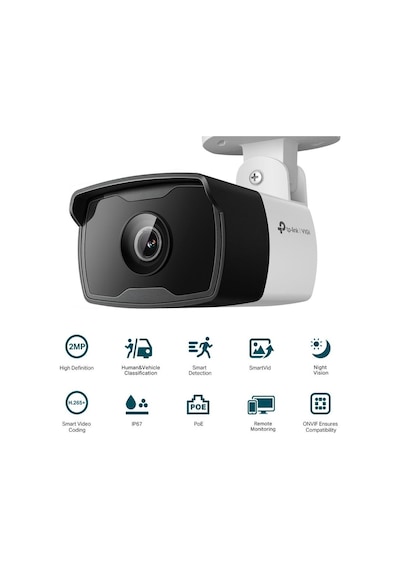 Tp-lınk Vıgı C320ı 2.8mm 2mp 2.8mm 30mt Ip67 Poe H265+ Ir Bullet Ip Kamera
