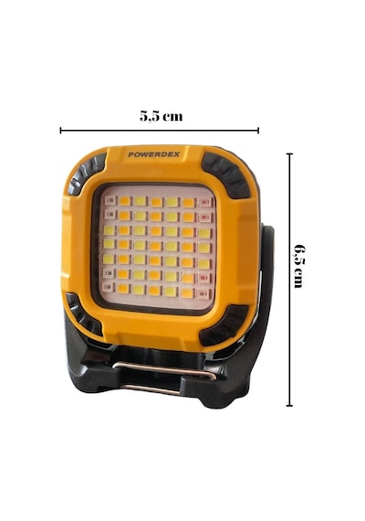 Markalonya Pd-470 Cob Led Manyetik Mıknatıslı Led Spot Aydınlatma Sarı - Yeşil