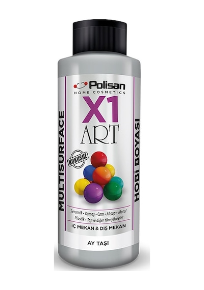 Polisan X1 Art Multisurface Hobi Boyası Ay Taşı 120 ml
