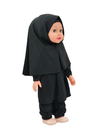 Tesettürlü Meryem Bebek 45 Cm Yumuşak Kumaşlı Karma Renk